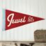 Personalized vintage style pennant